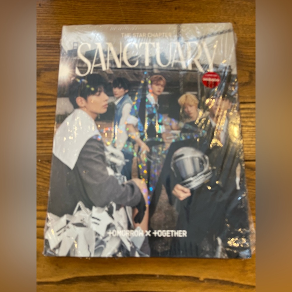⭐️TOMORROW X TOGETHER SANCTUARY Poster/ Booklet - Black & White Holographic Cove